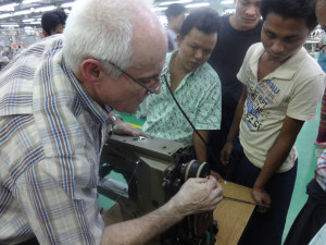 Onsite coaching at Shwe Sakar 1 (Mechanic Training Program) 9