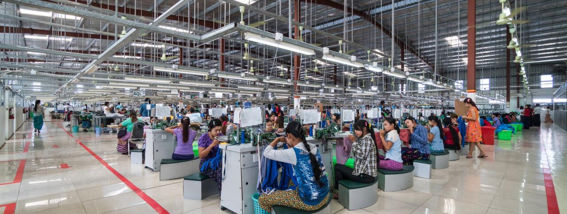 A majority of the industry now manufactures garments in purpose-built & new factory facilities